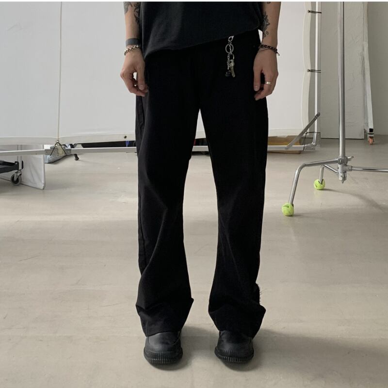 コンパクトツイル ストレートパンツ B606