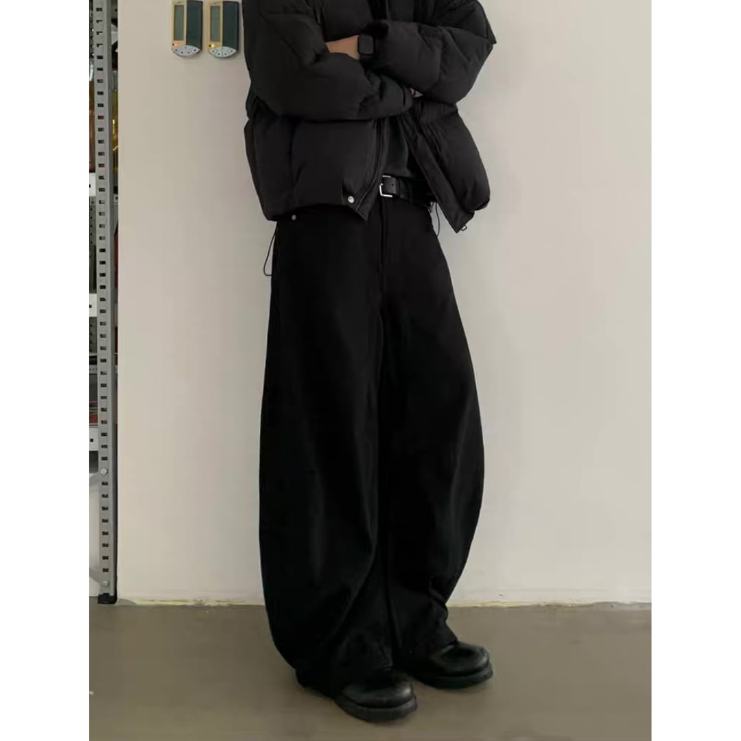 ウォッシュド ツイストワイド パンツ C261