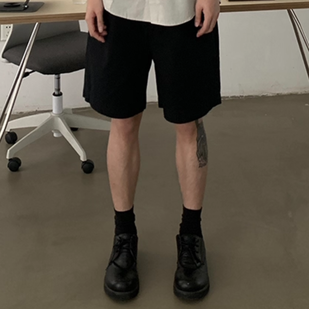 ワイドストレート ハーフパンツ N507
