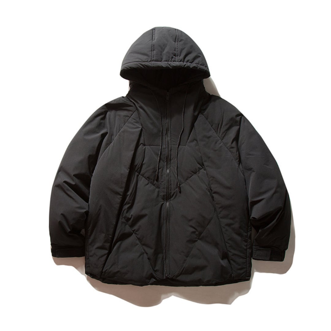 Volume padded hood jacket C015