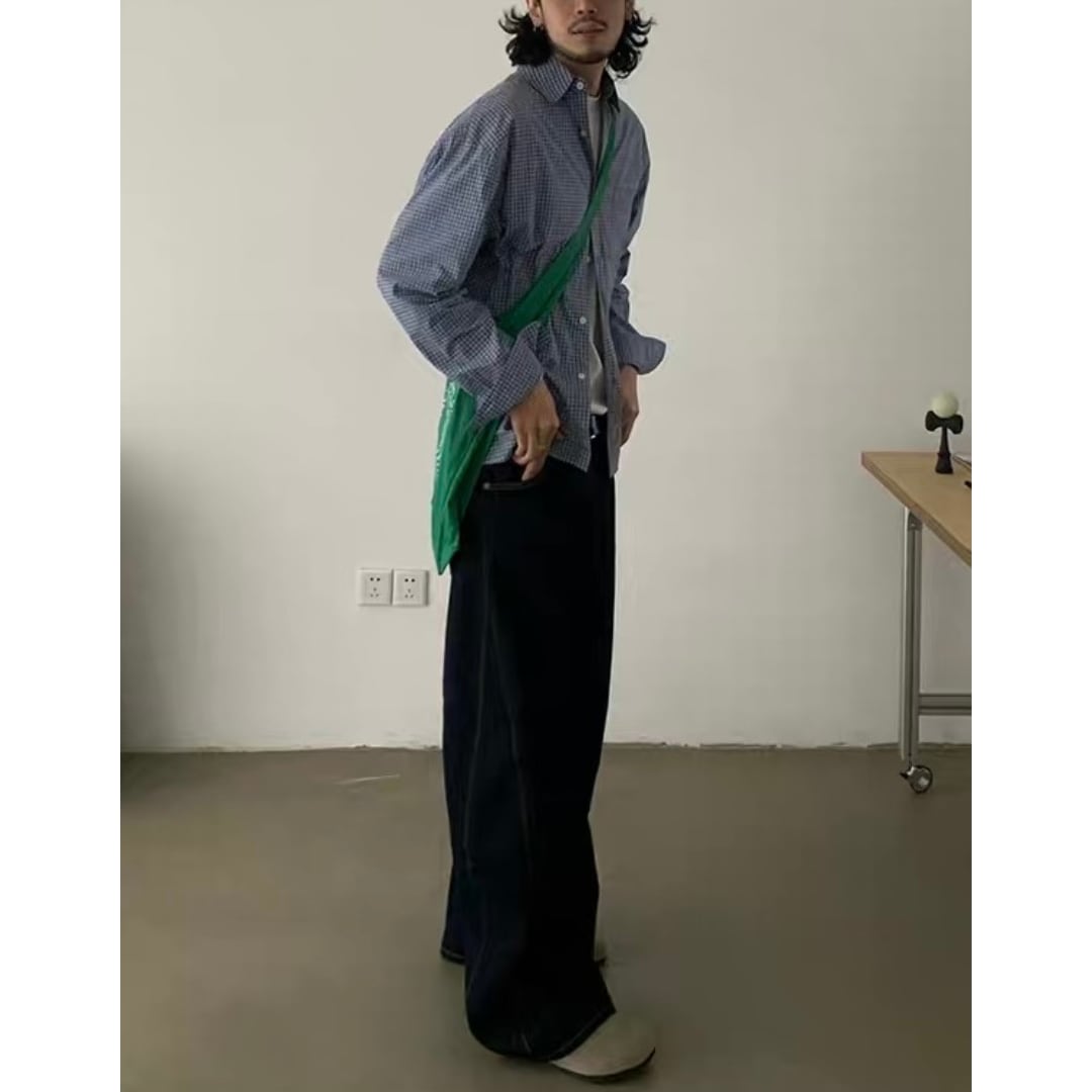 デニム ツイストワイド パンツ C265