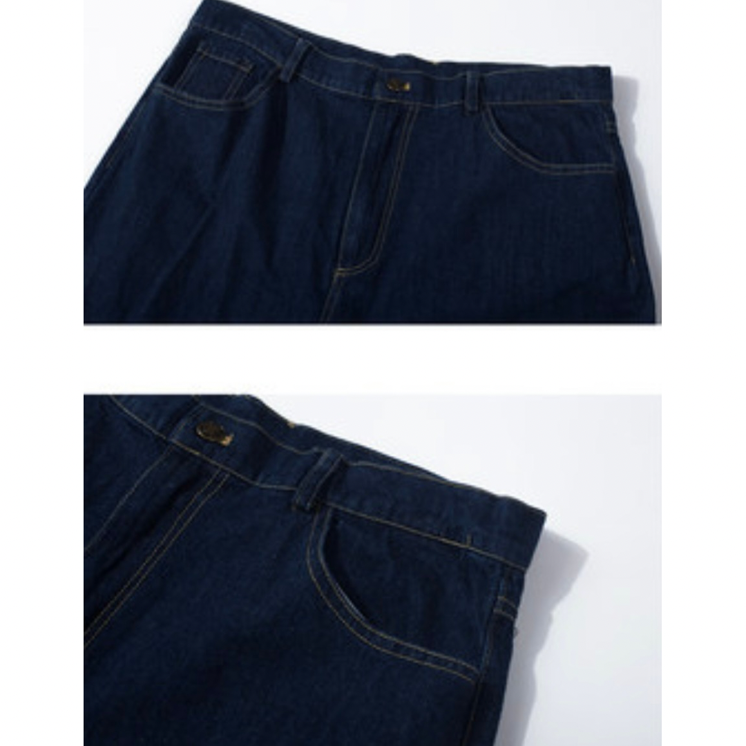 センタークリース ワイド デニムパンツ N257