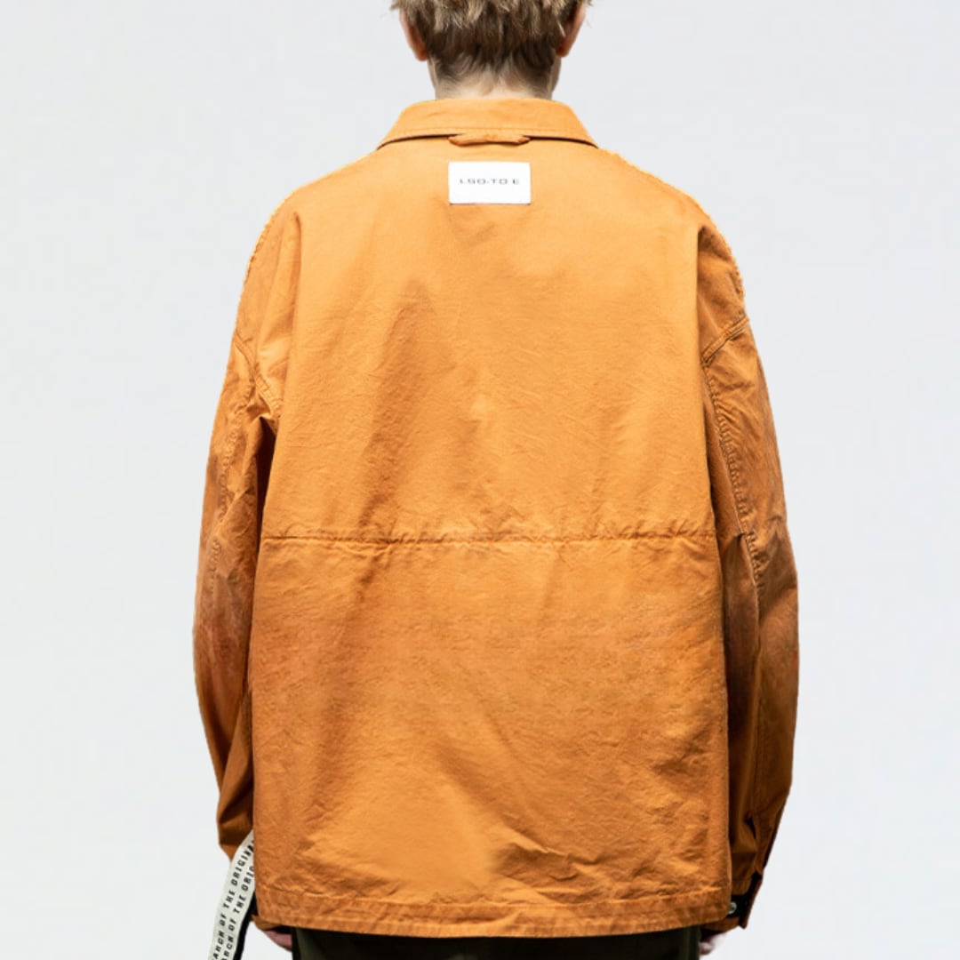 【Y.M.ORIGINAL】Pouch pocket シャツジャケット C127