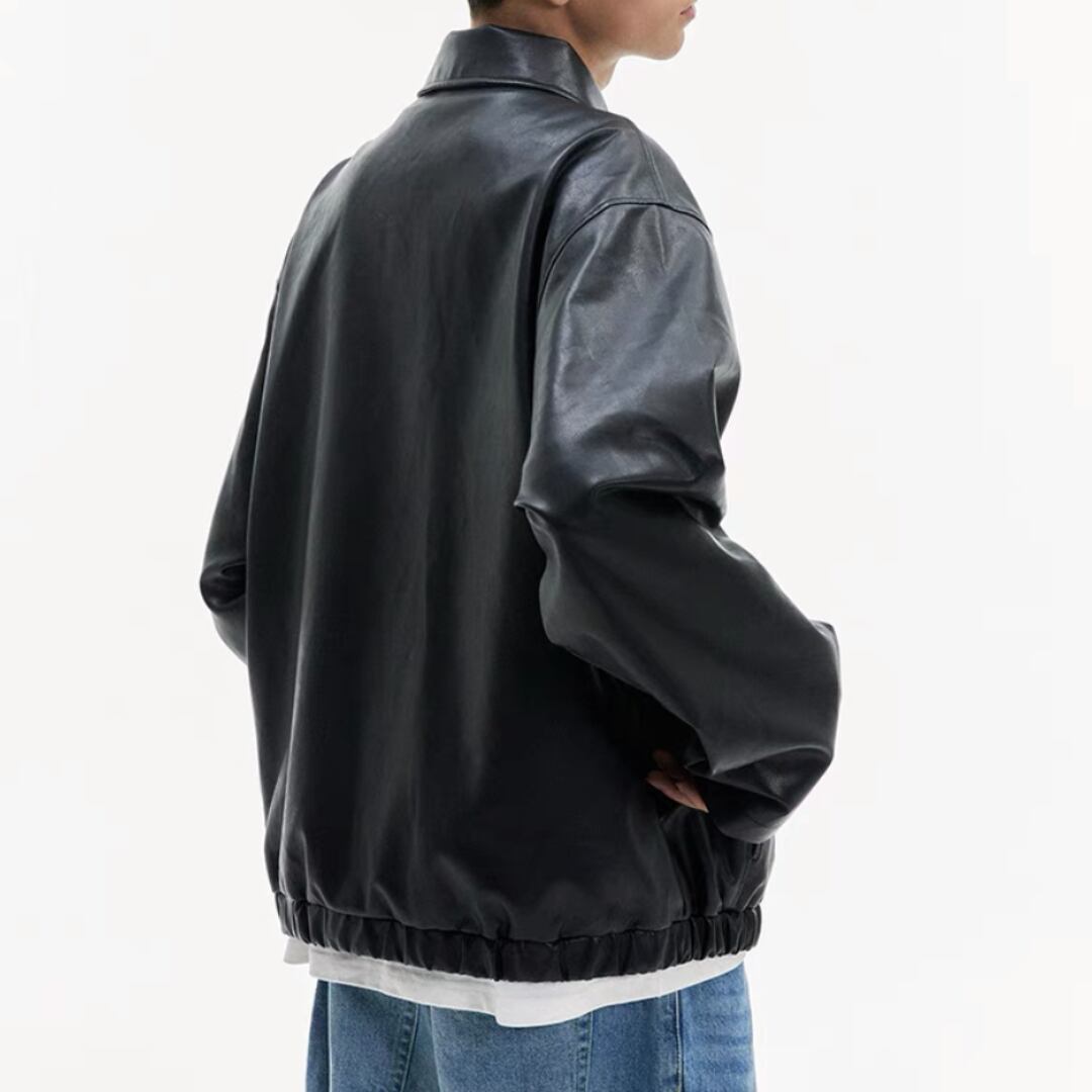 シングルレザー ショートジャケット B559