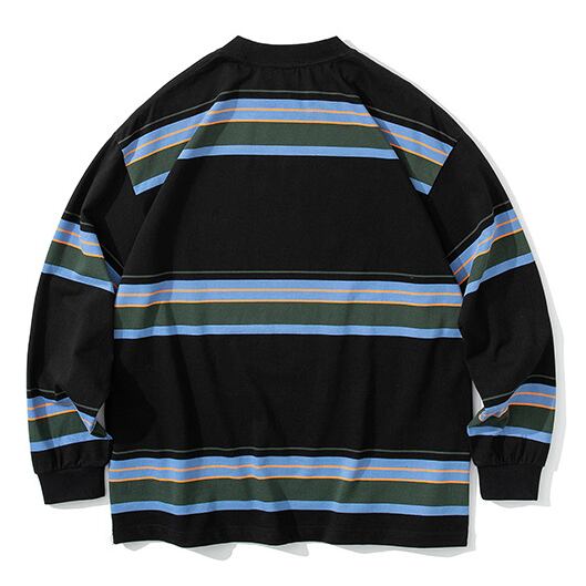 モダンボーダー 長袖Tシャツ B271