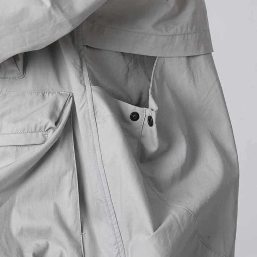 ランダムポケット ドローコード フードジャケット N1334