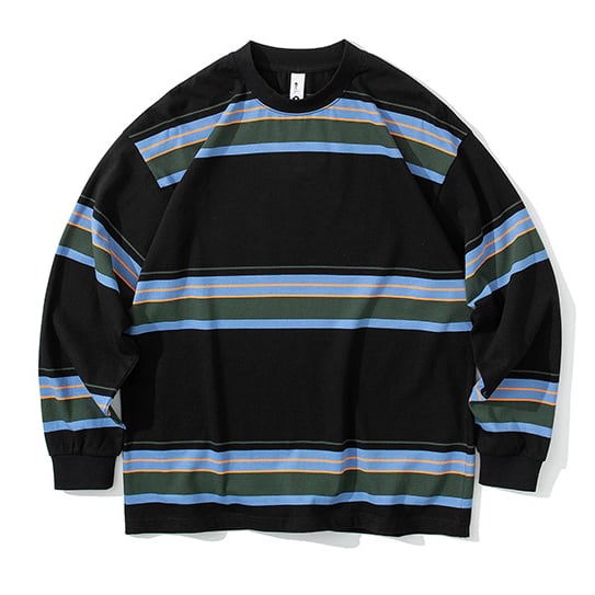 モダンボーダー 長袖Tシャツ B271
