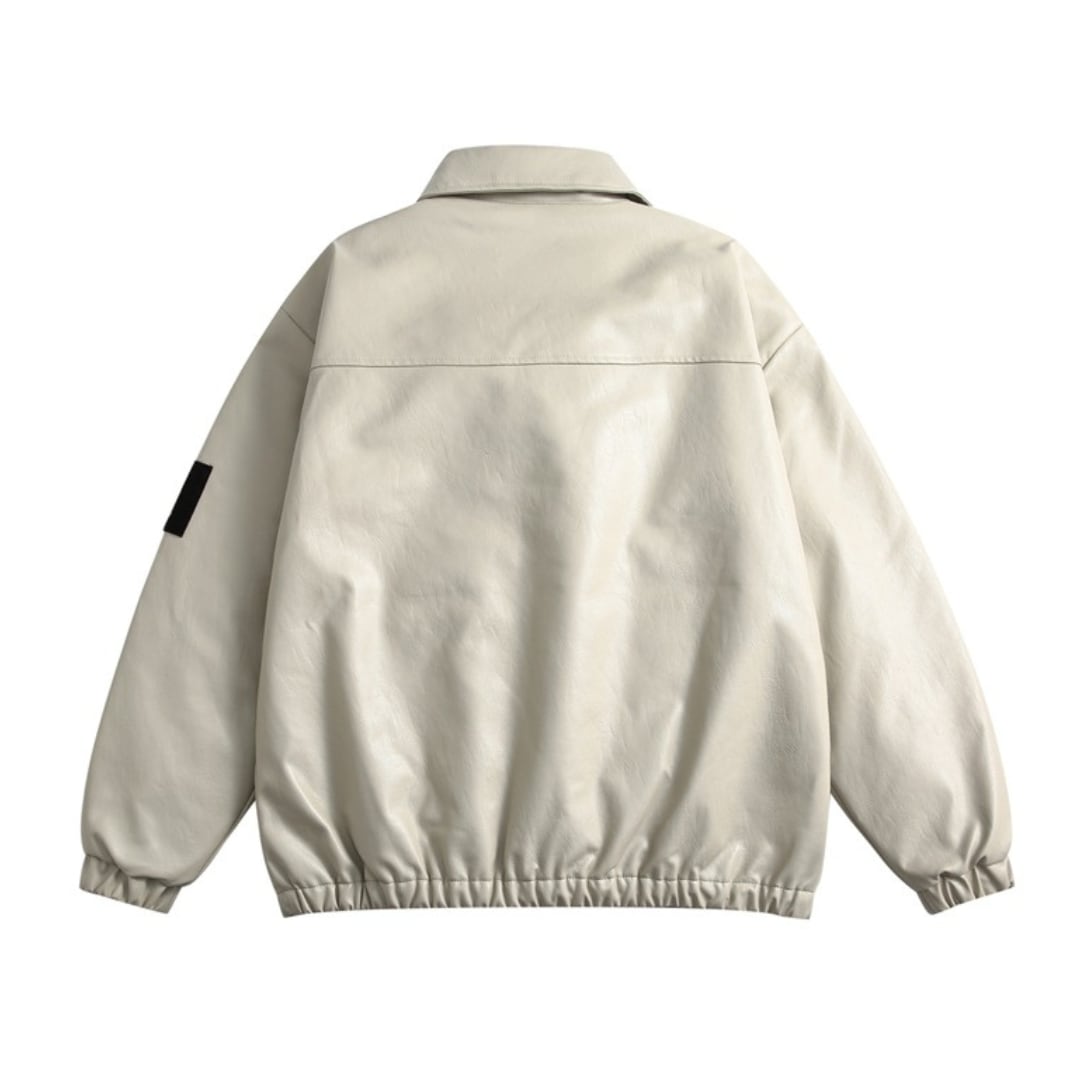 PUレザー ZIPジャケット B678