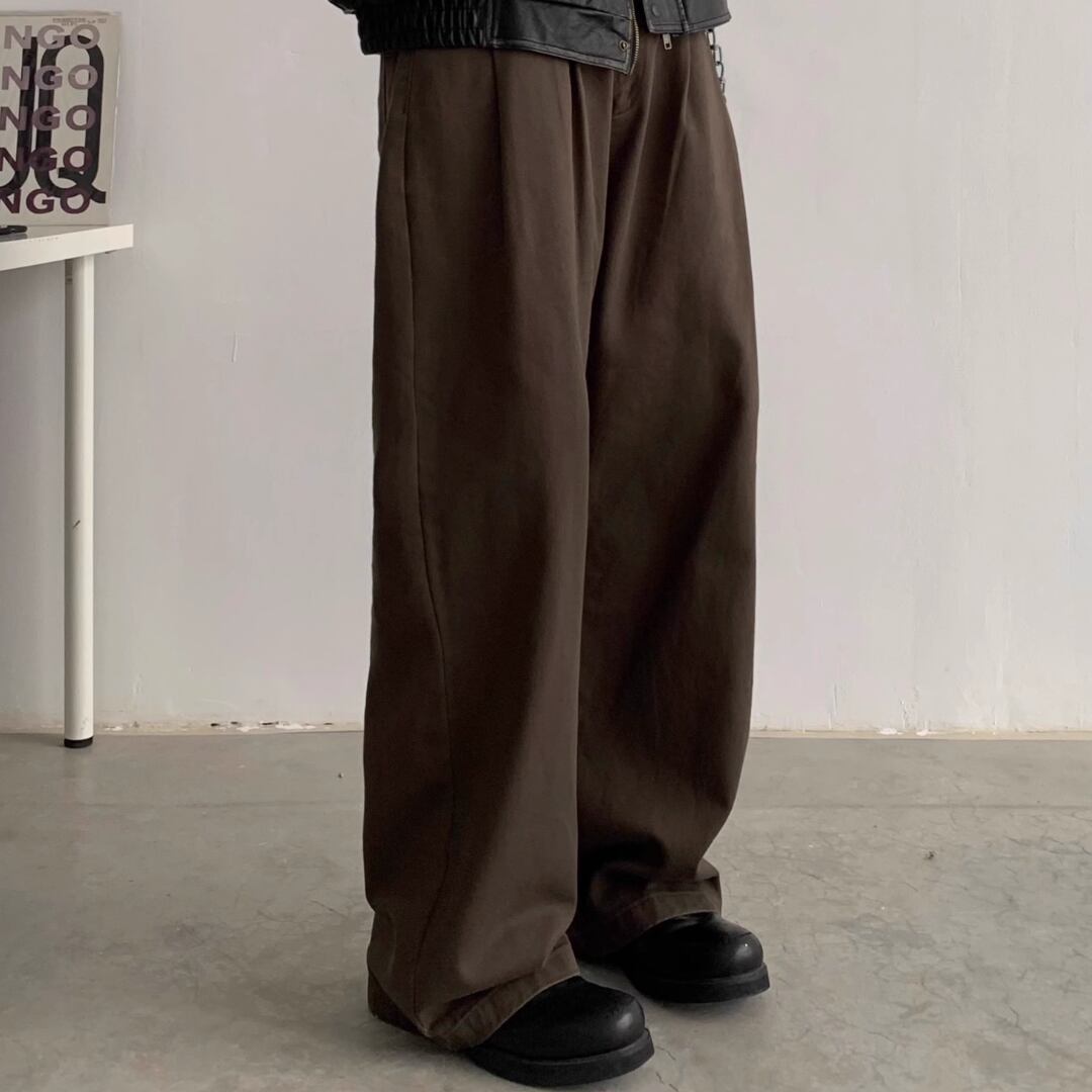 フロントタック ストレートパンツ C220
