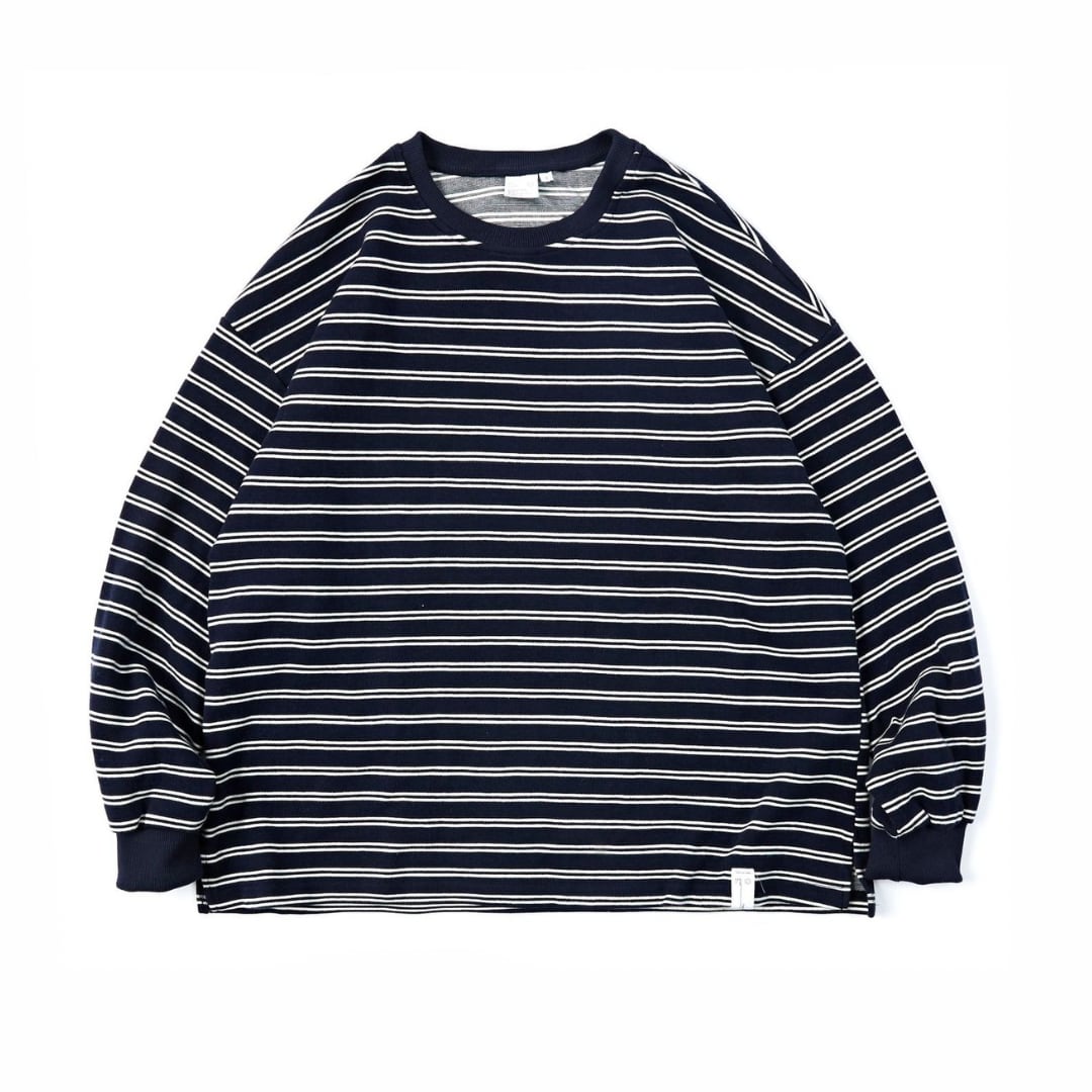 マルチボーダー 長袖Tシャツ B917