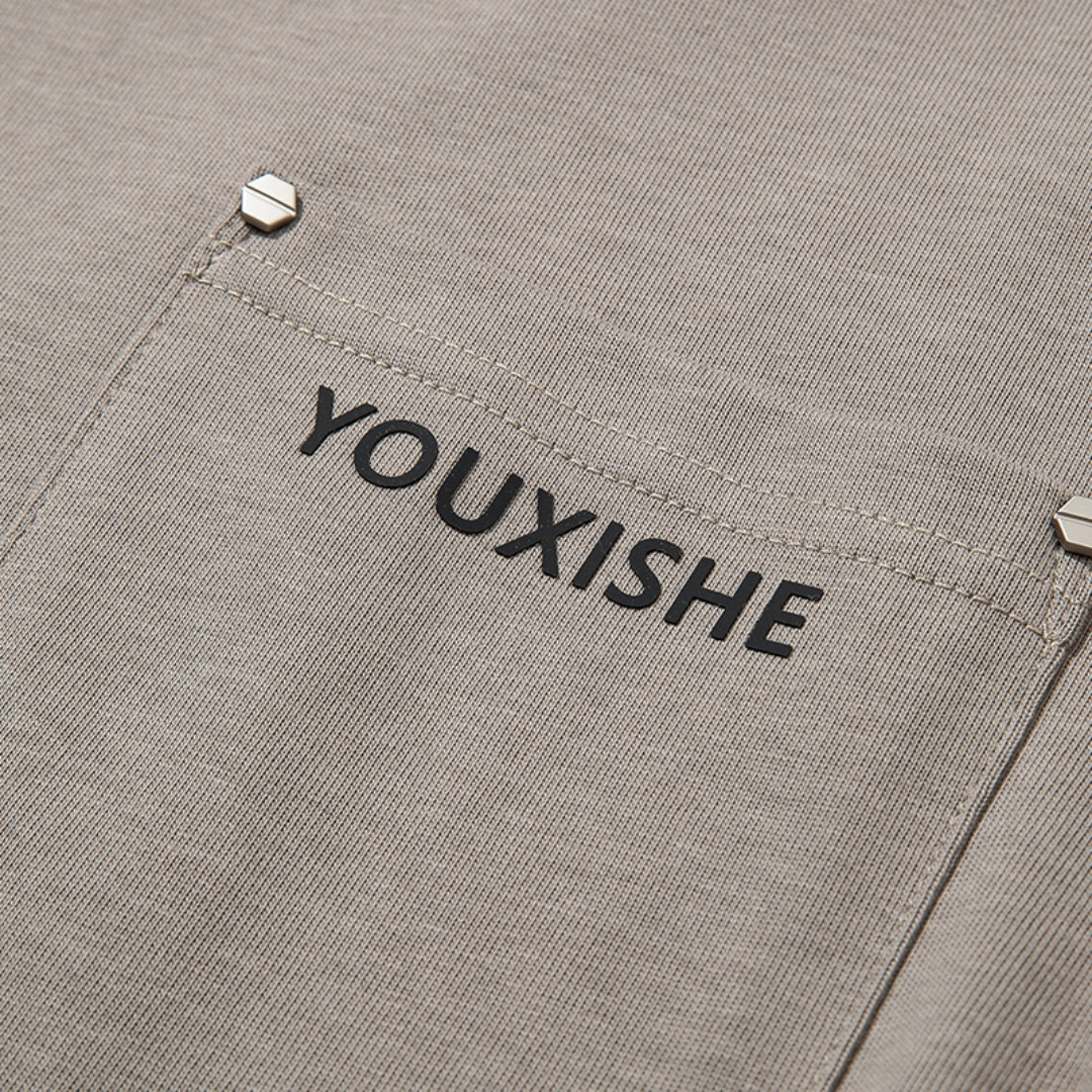 YOUXISHE フェイクレイヤード 長袖Tシャツ N033