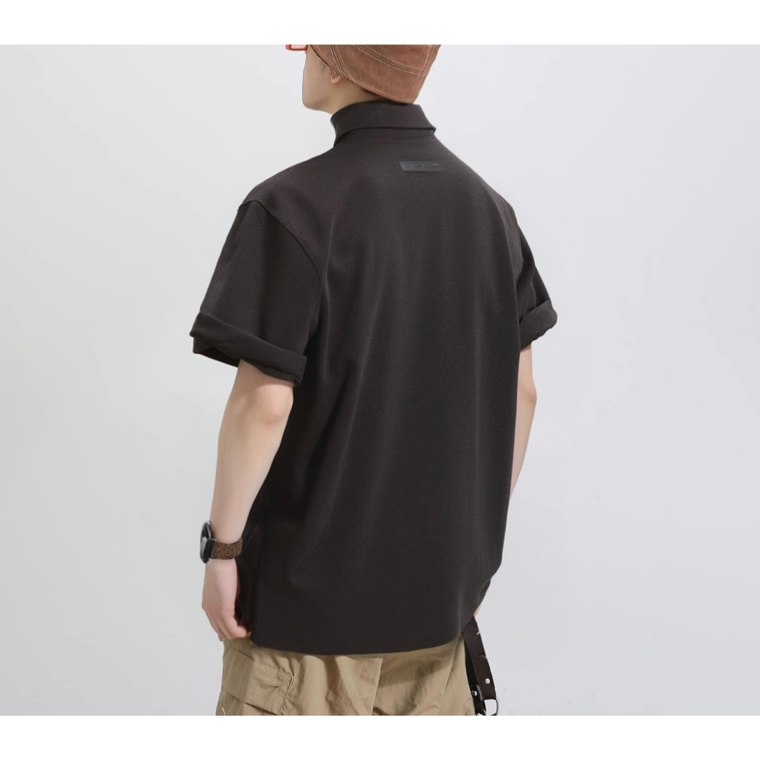 Slub Pile Skipper Polo Shirt N387