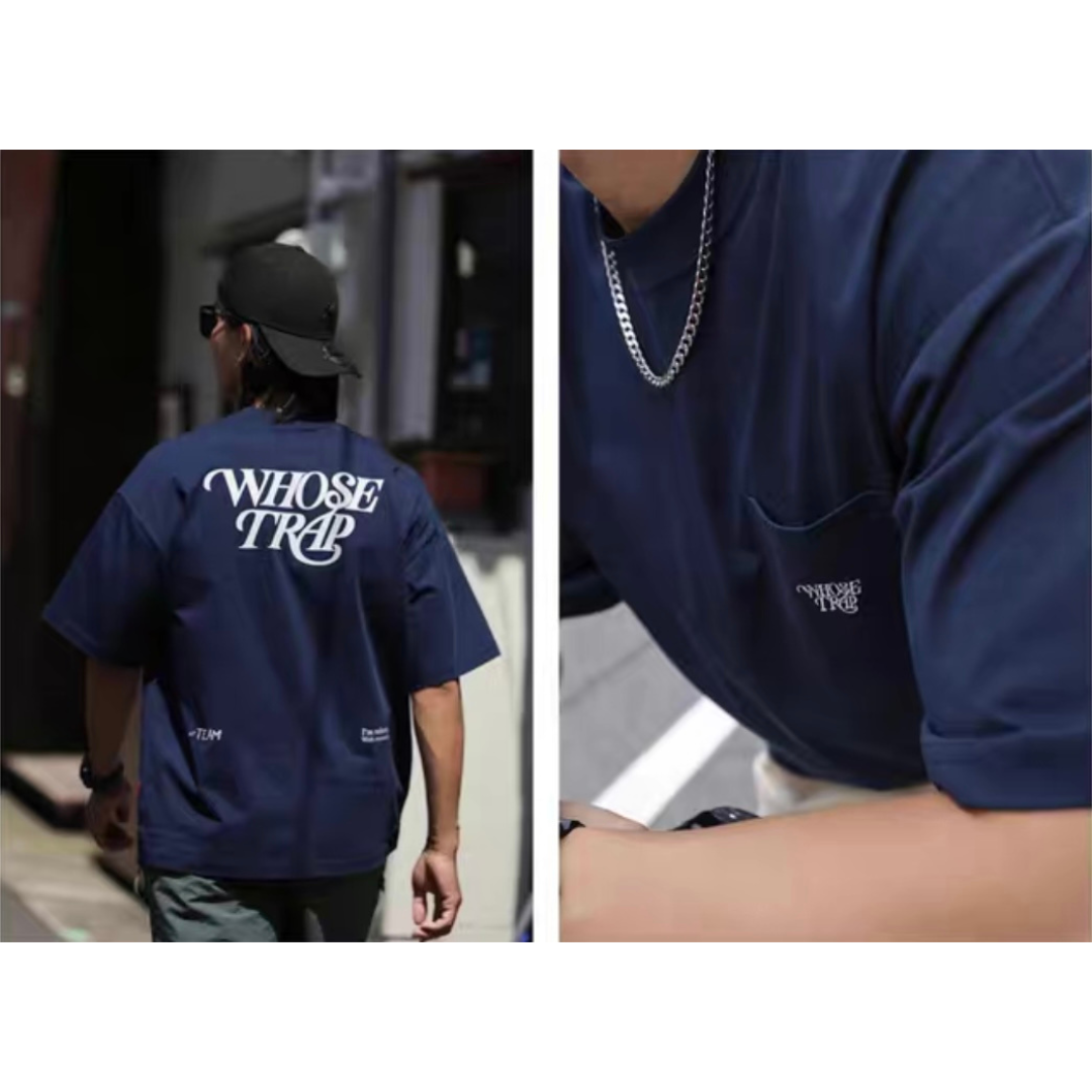 【WHOSE TRAP】プリントTシャツ N330