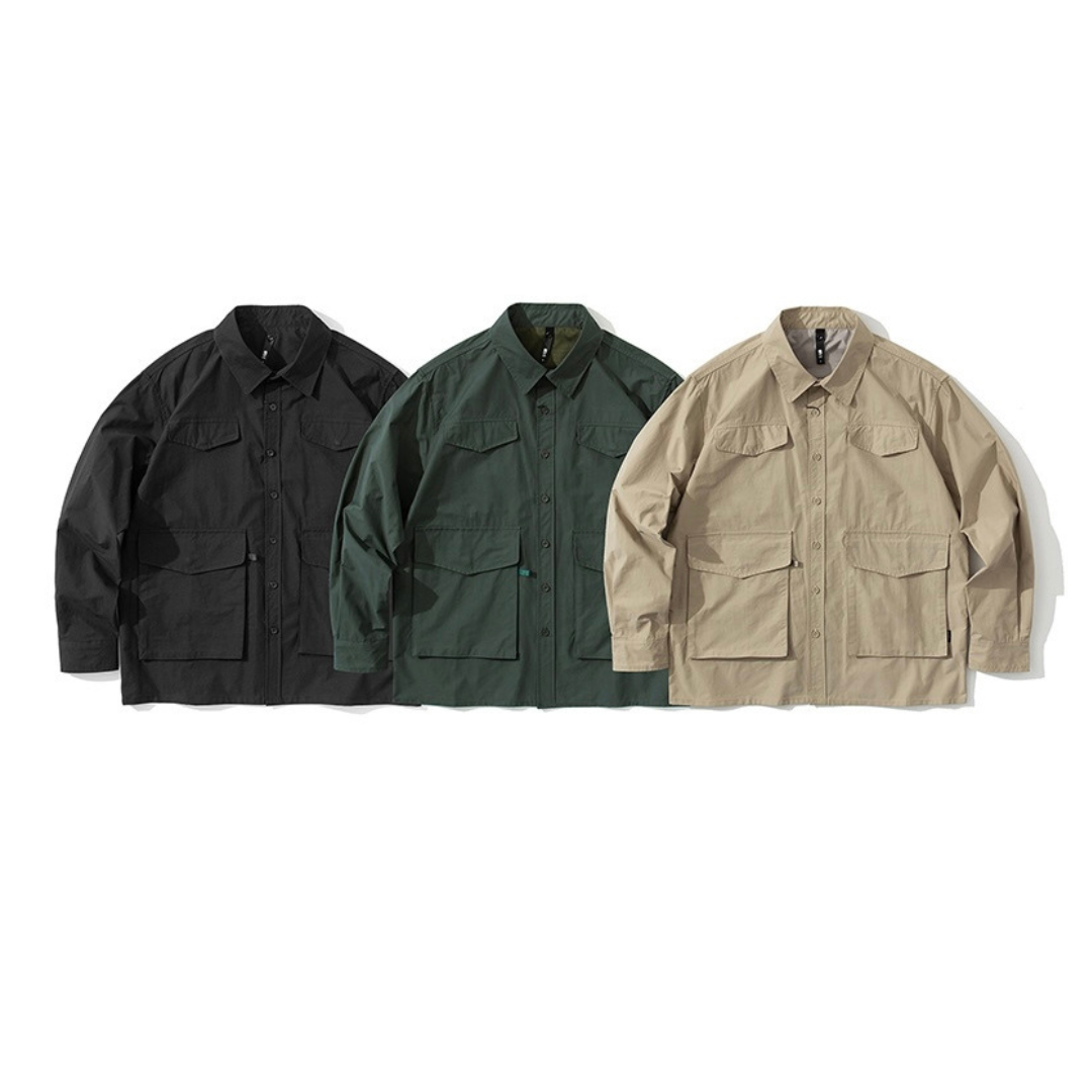 Cotton nylon M65 shirt jacket N238