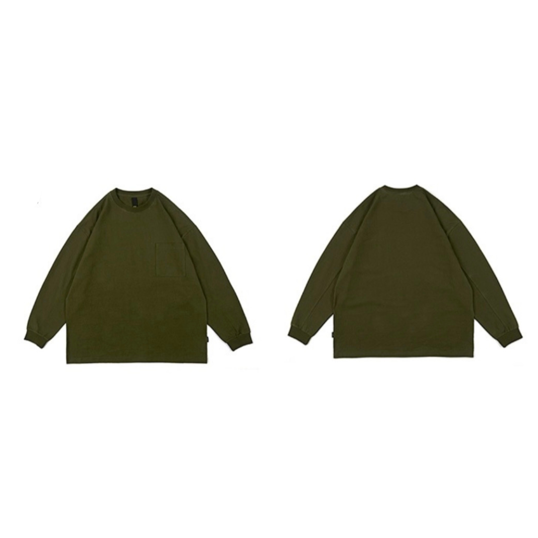 ヘビーウェイト オーバーサイズ ロングスリーブ Tシャツ N085