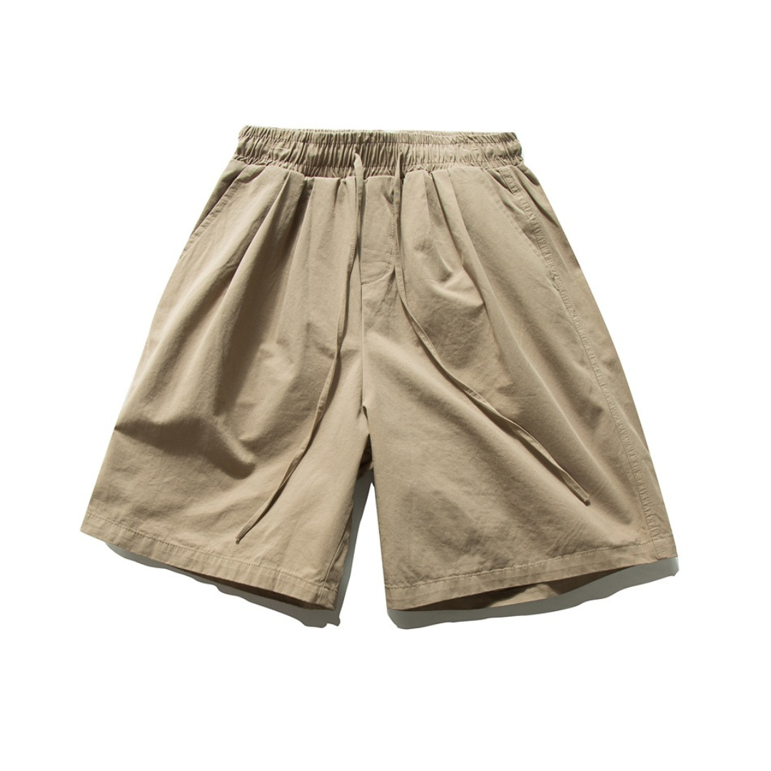ライトコットン イージーワイド ショートパンツ N379