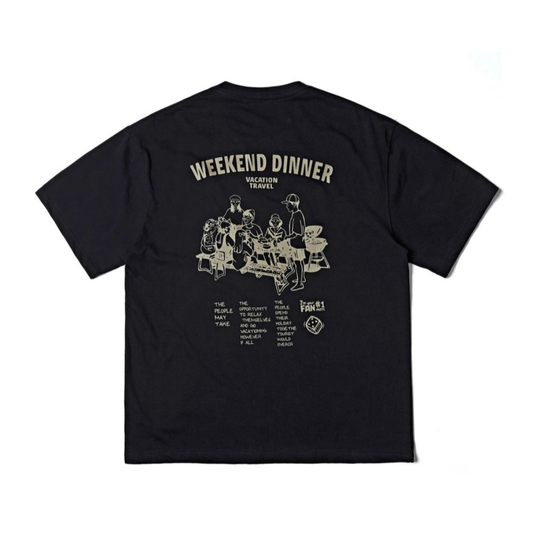 【WEEKEND DINNER】プリントTシャツ N280