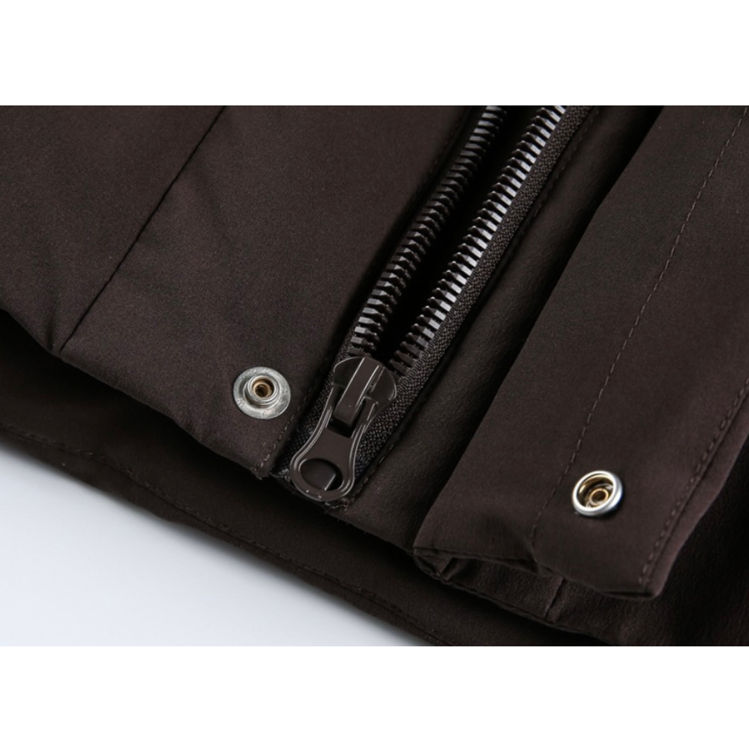 ダウン ハイネックフード ジャケット N954