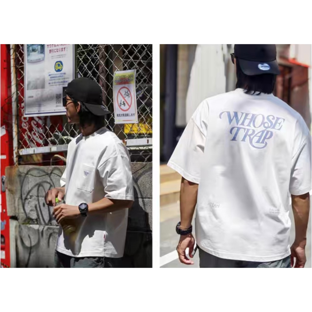 【WHOSE TRAP】プリントTシャツ N330