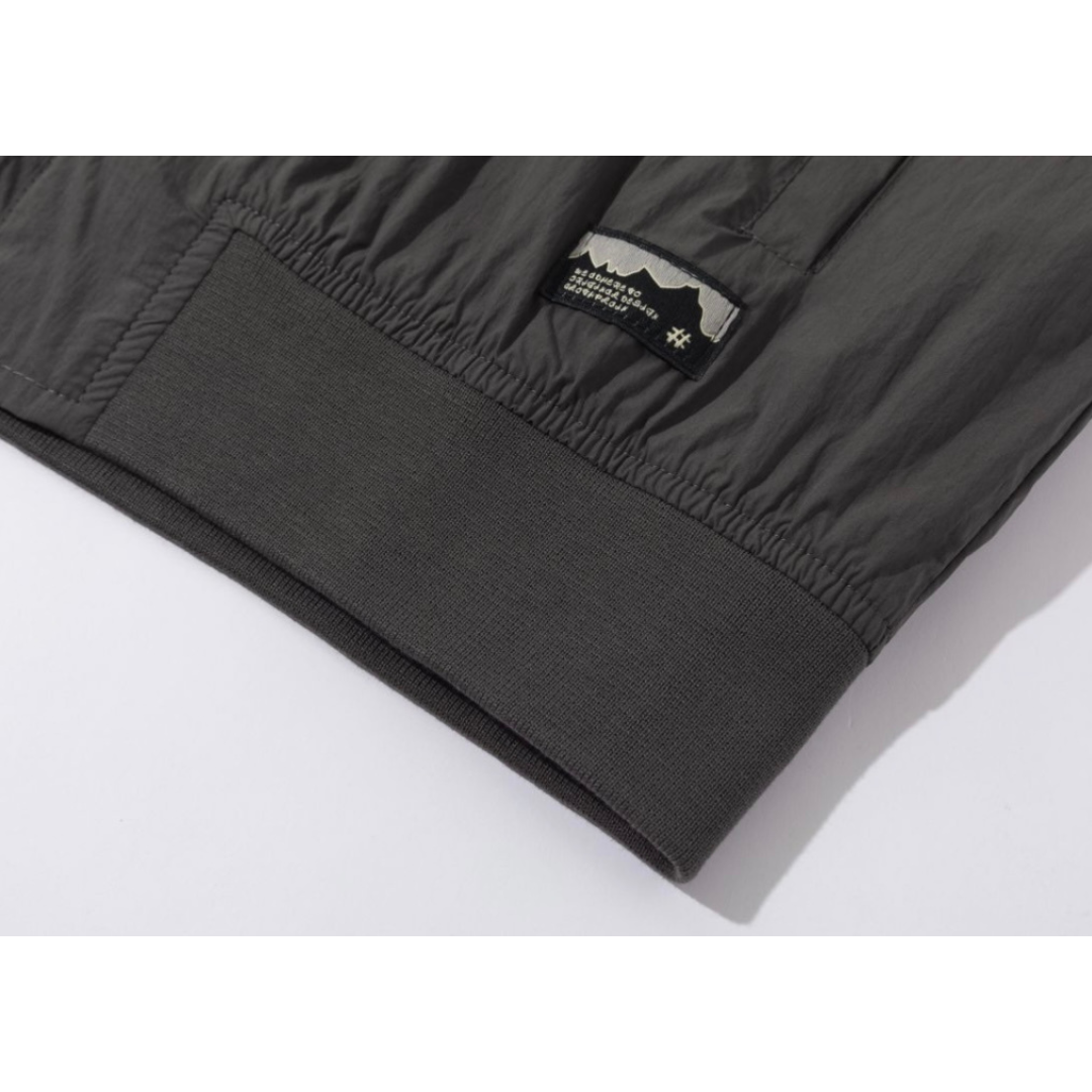 Cotton nylon stand-up collar vest N099