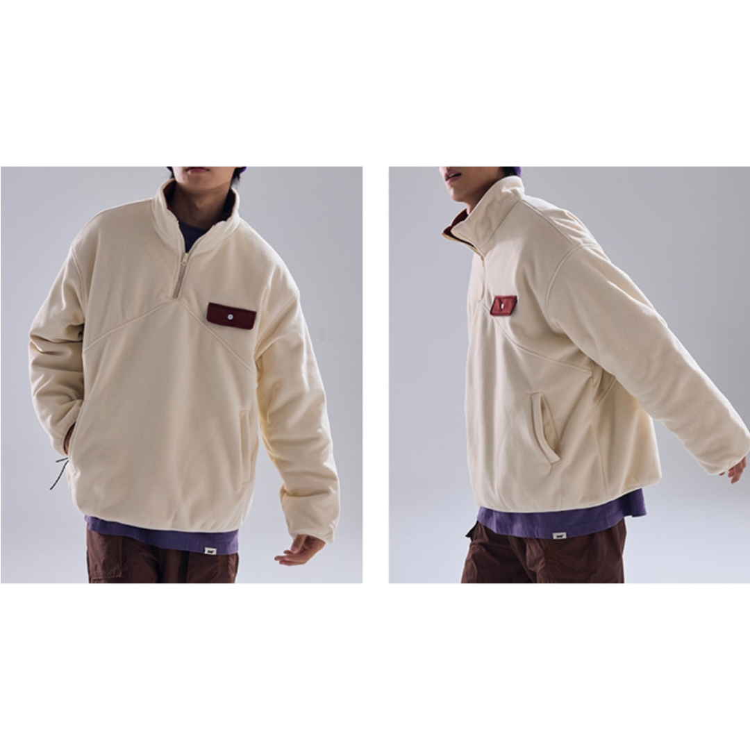 起毛PE パテッド スタンドカラージャケット N946