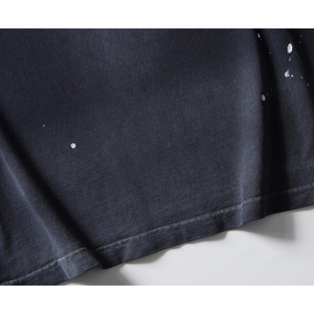 【Black Armada】ロゴプリント フェード&ペイント Tシャツ N246