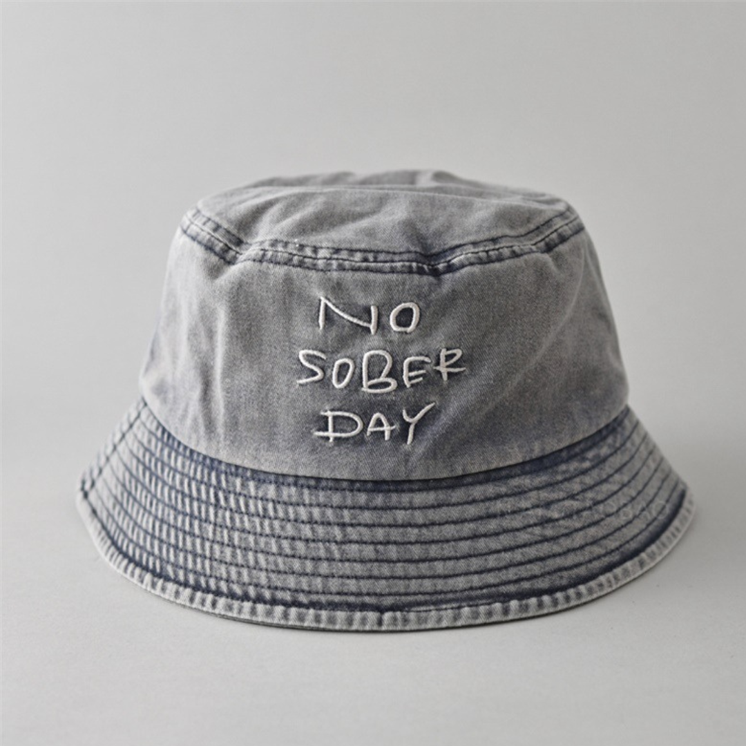 【NO SOBER DAY】エンブロイダリー バケットハット N481