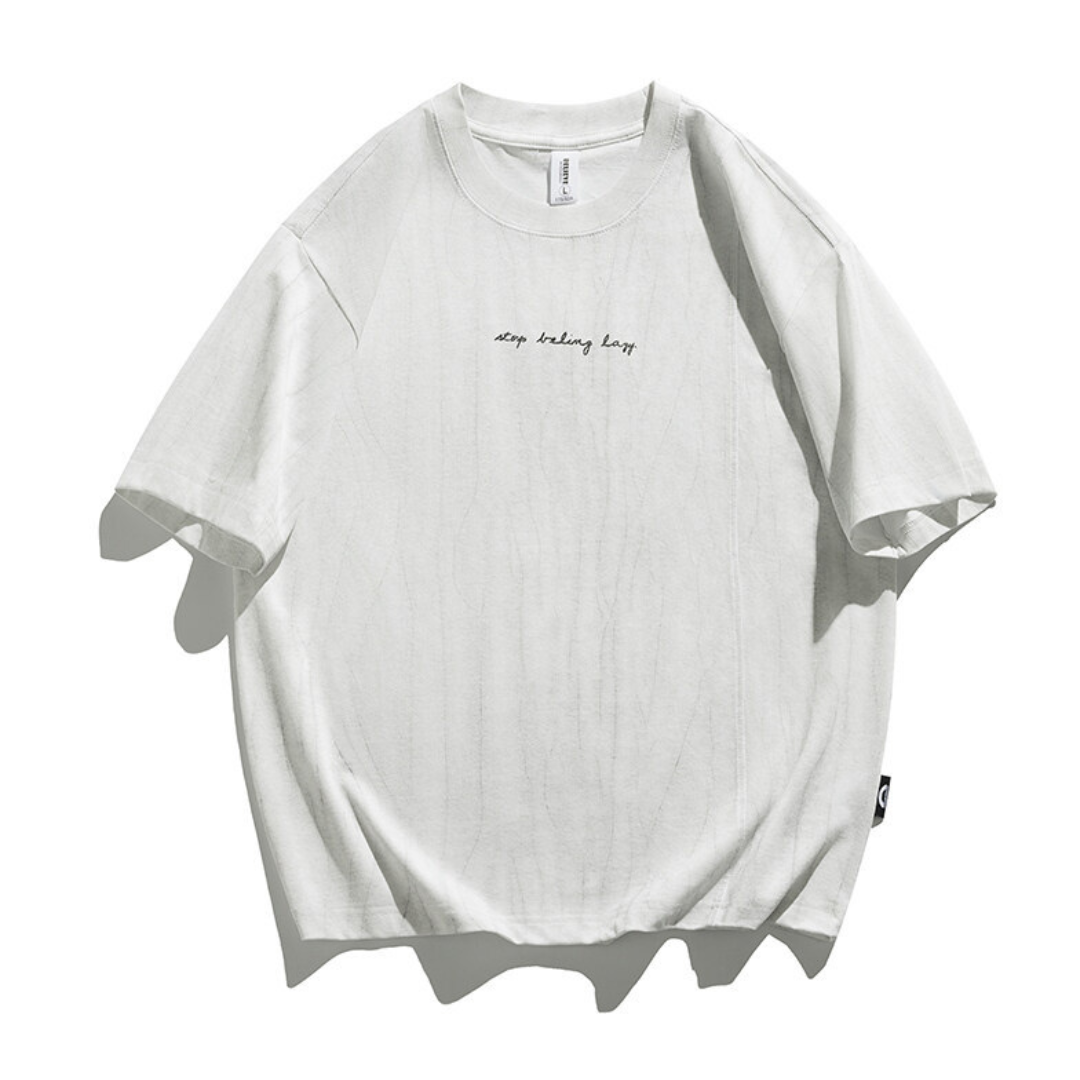 ダーティウォッシュ ロゴプリントTシャツ N244