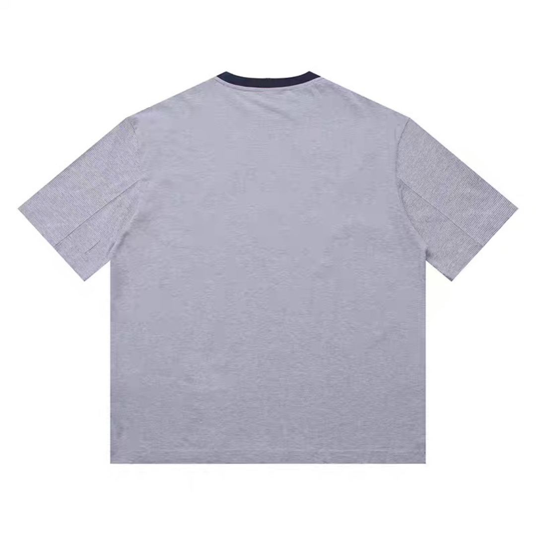★プリント ミジンボーダー Tシャツ N157