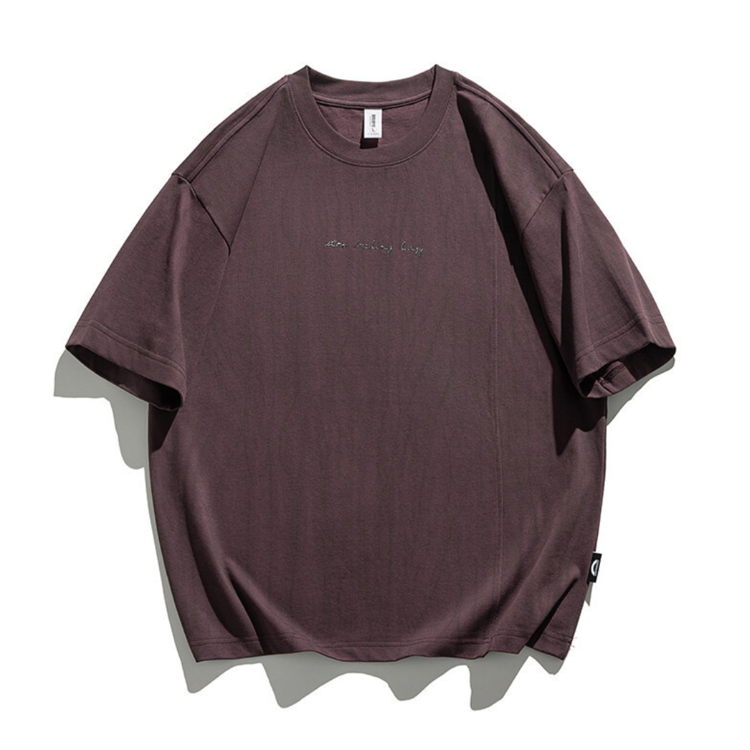 ダーティウォッシュ ロゴプリントTシャツ N244