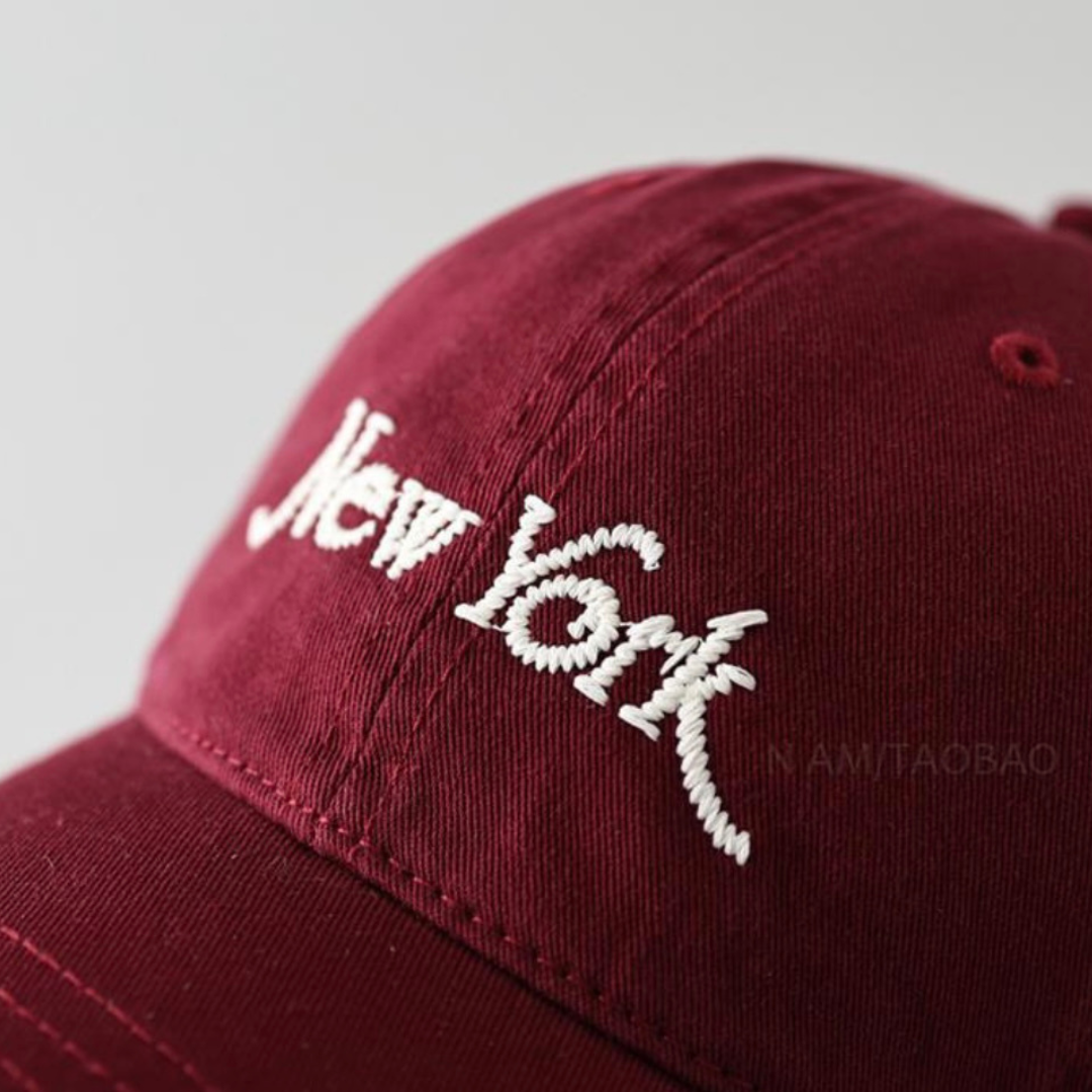 【New York】6パネル キャップ N474