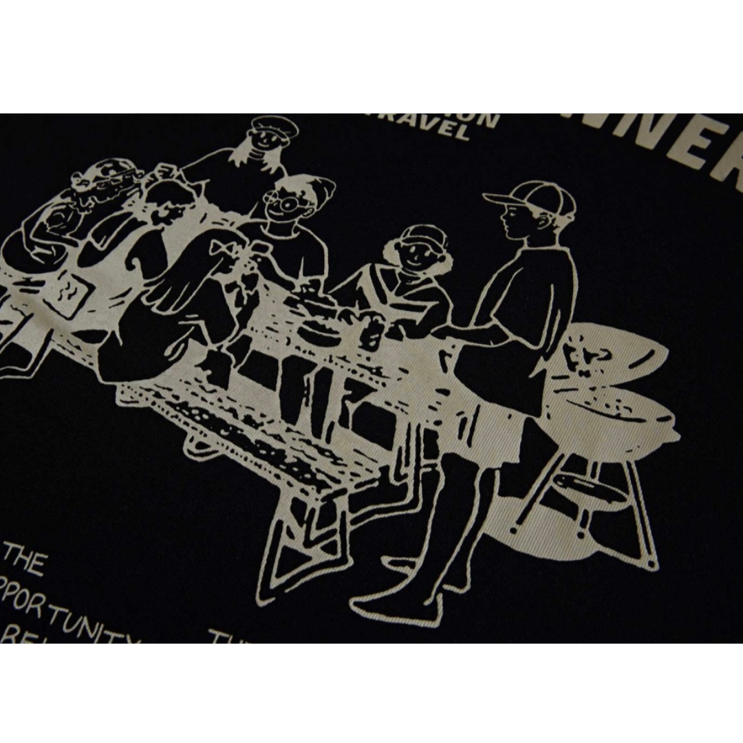 【WEEKEND DINNER】プリントTシャツ N280