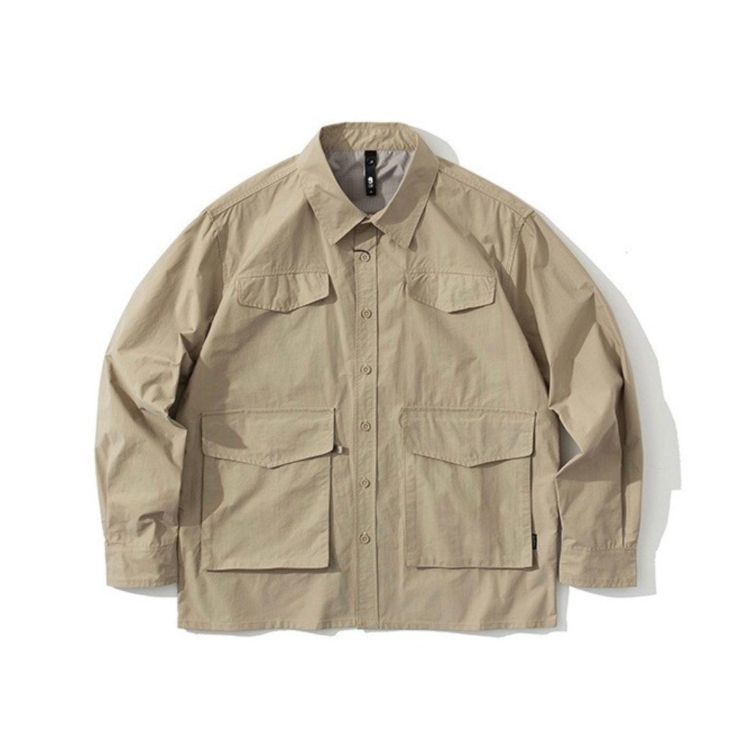Cotton nylon M65 shirt jacket N238