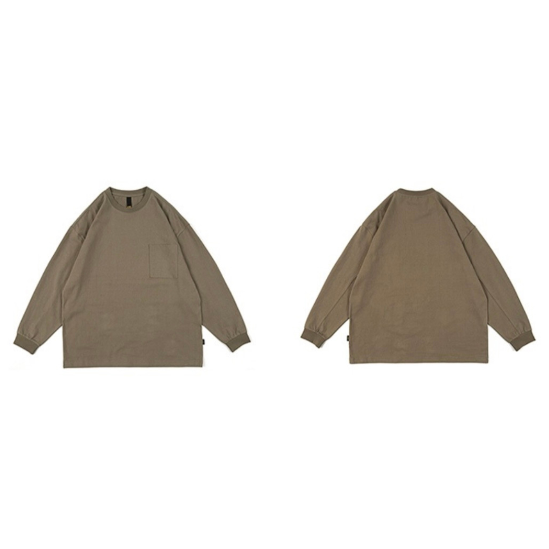 ヘビーウェイト オーバーサイズ ロングスリーブ Tシャツ N085