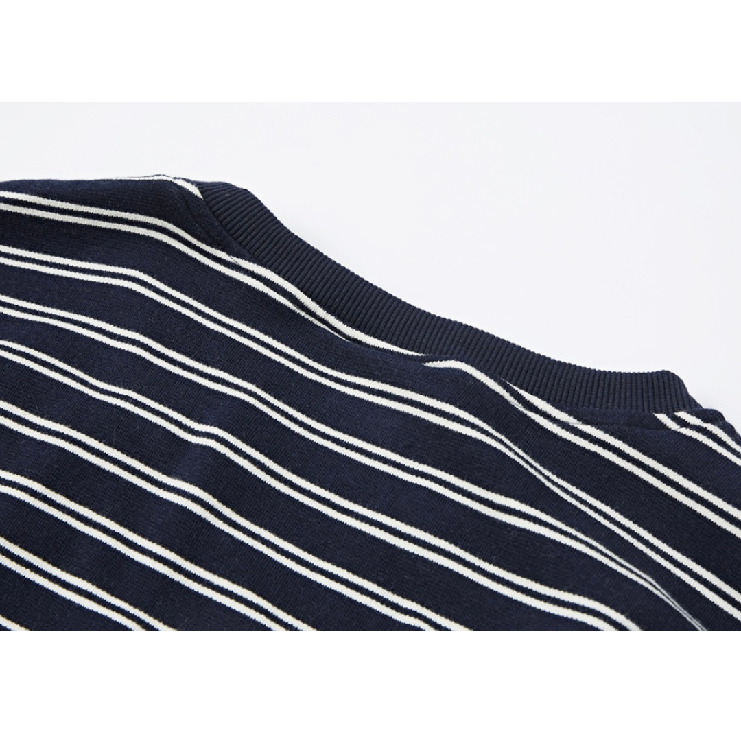 カノコボーダー ストレッチ ロングスリーブ Tシャツ N107