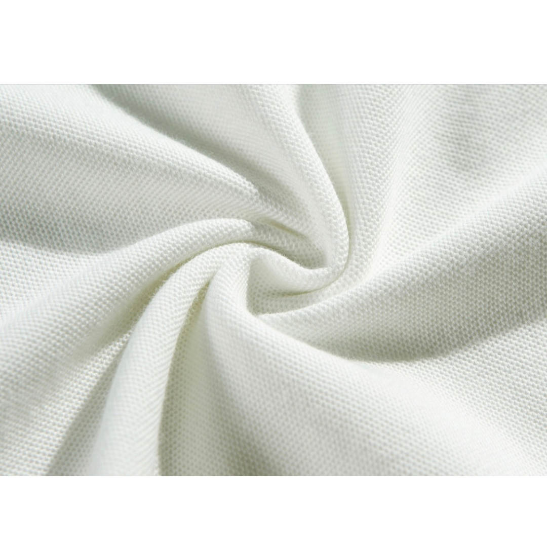 Cotton polyester wide polo shirt N400