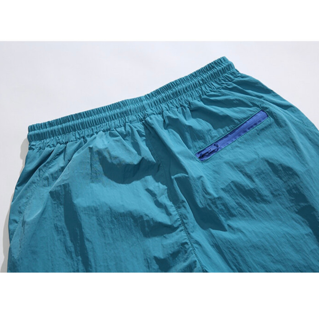 バイカラーポケット ナイロン ショートパンツ N362