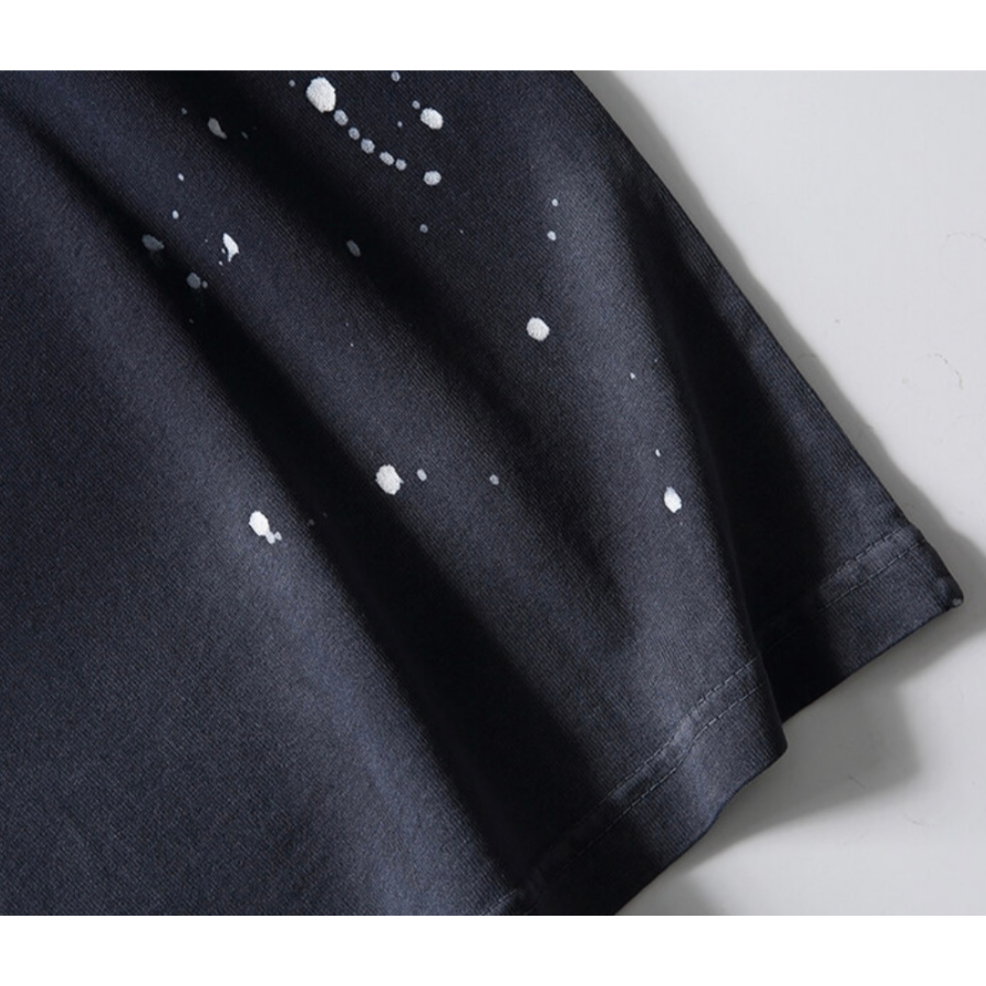 【Black Armada】ロゴプリント フェード&ペイント Tシャツ N246