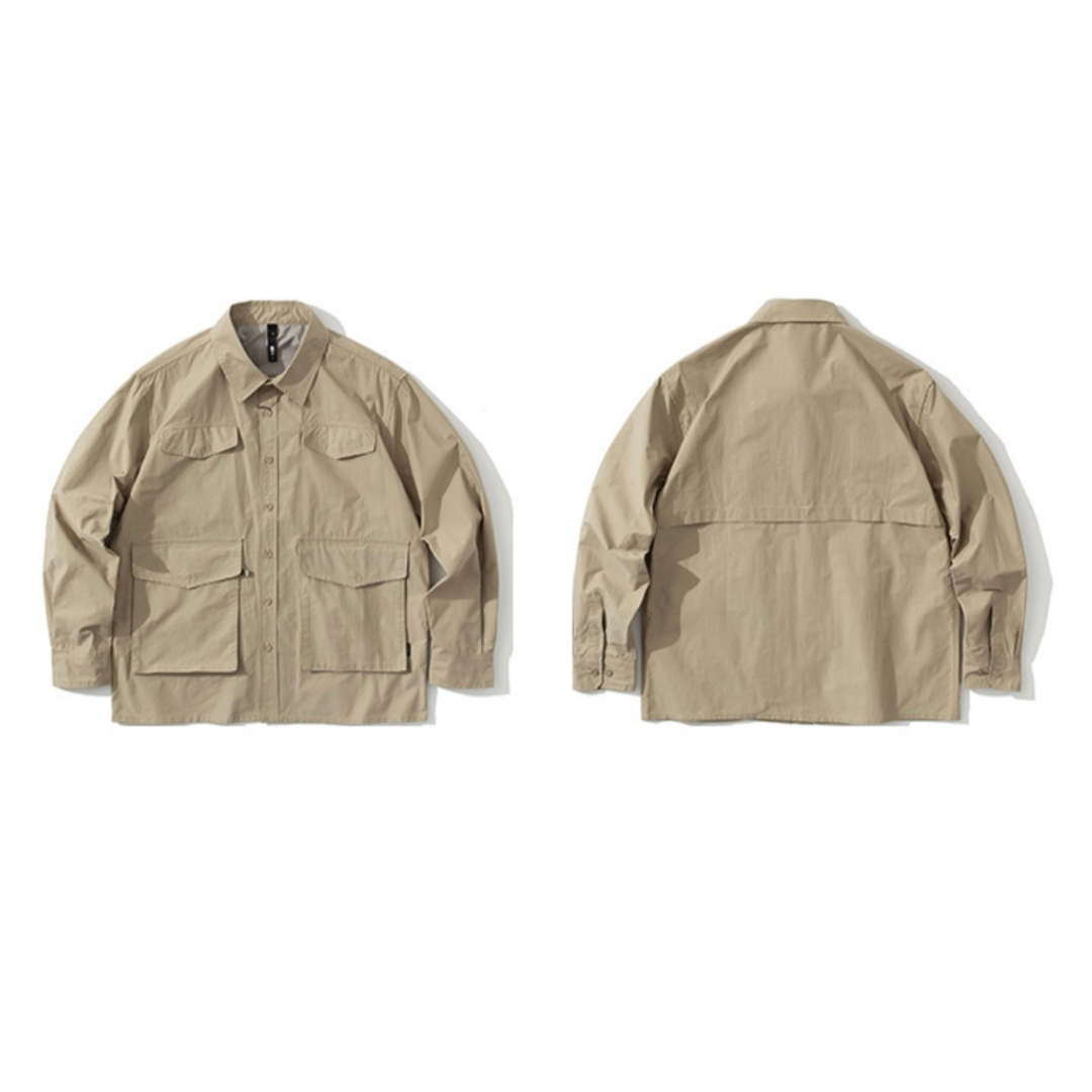 Cotton nylon M65 shirt jacket N238