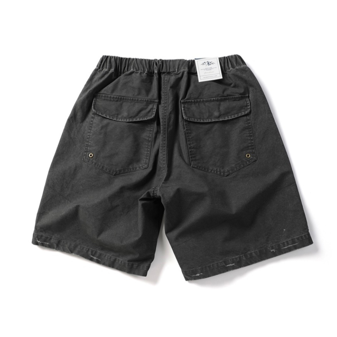 ペイント ヘビーコットン ショートパンツ N489