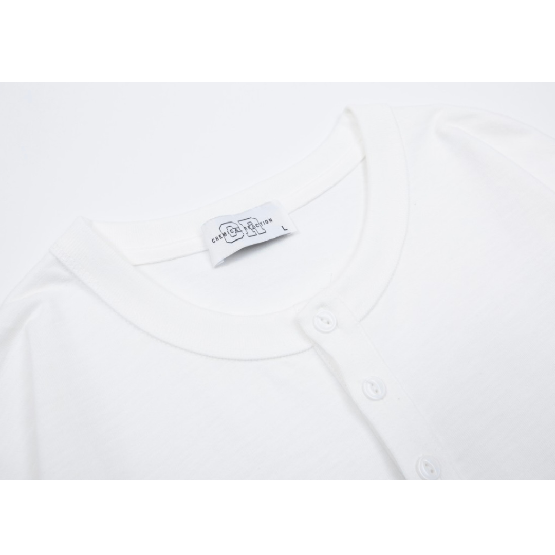 ヘンリーネック ロングスリーブ Tシャツ N102
