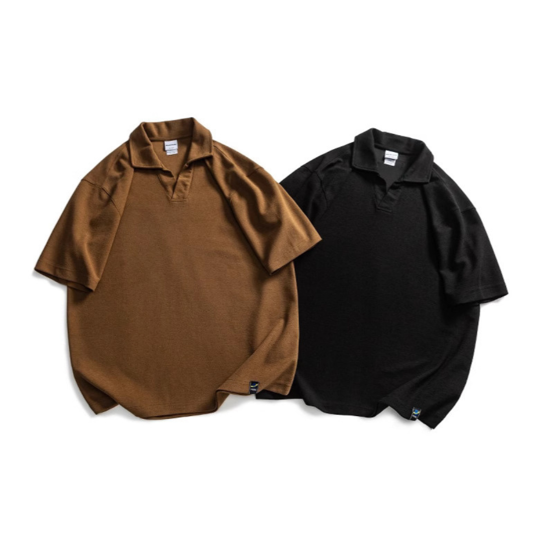 Slub Pile Skipper Polo Shirt N387
