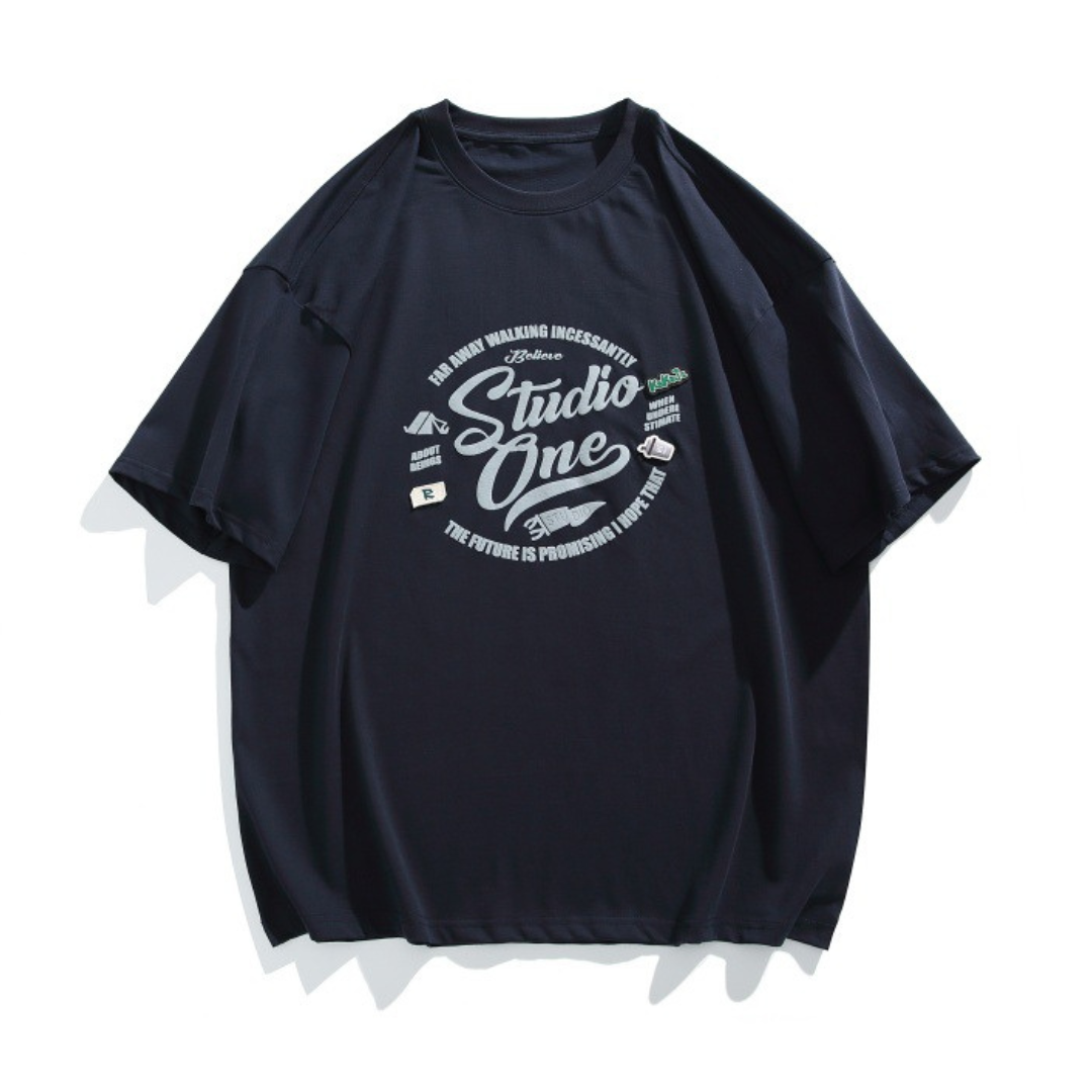 【Studio One】ロゴ プリントTシャツ N241