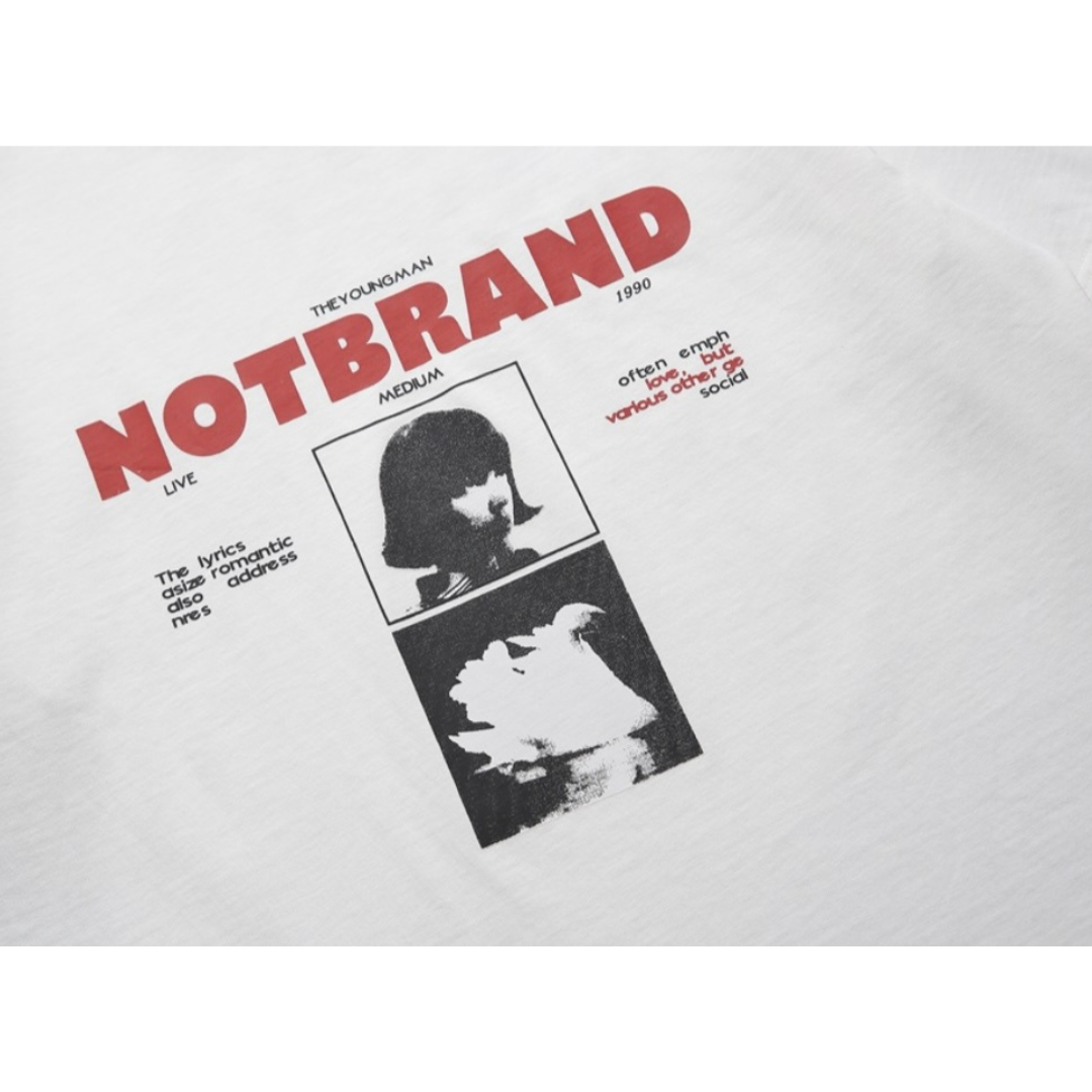 【NOTBRAND】プリントTシャツ N378