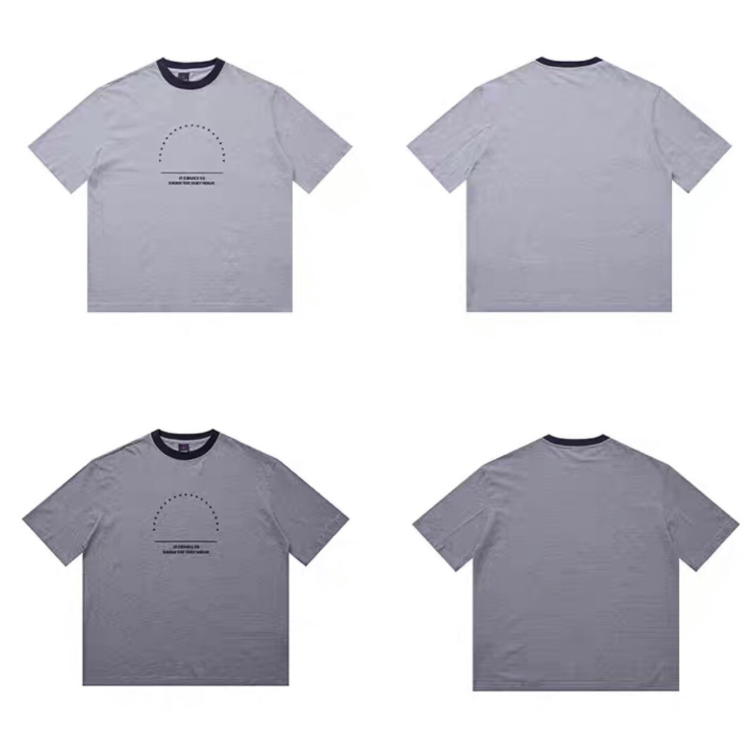 ★プリント ミジンボーダー Tシャツ N157