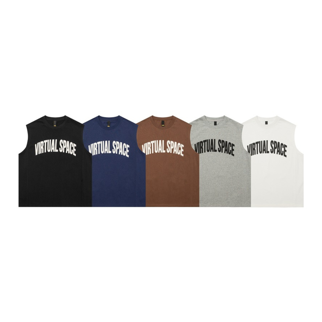 【VIRTUAL SPACE】ノースリーブ Tシャツ N490