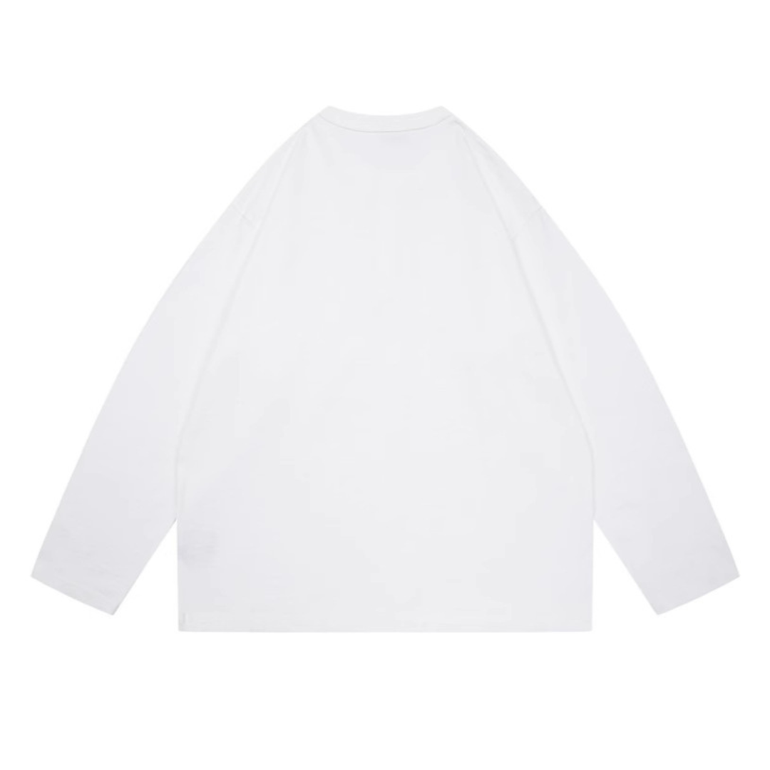 ヘンリーネック ロングスリーブ Tシャツ N102