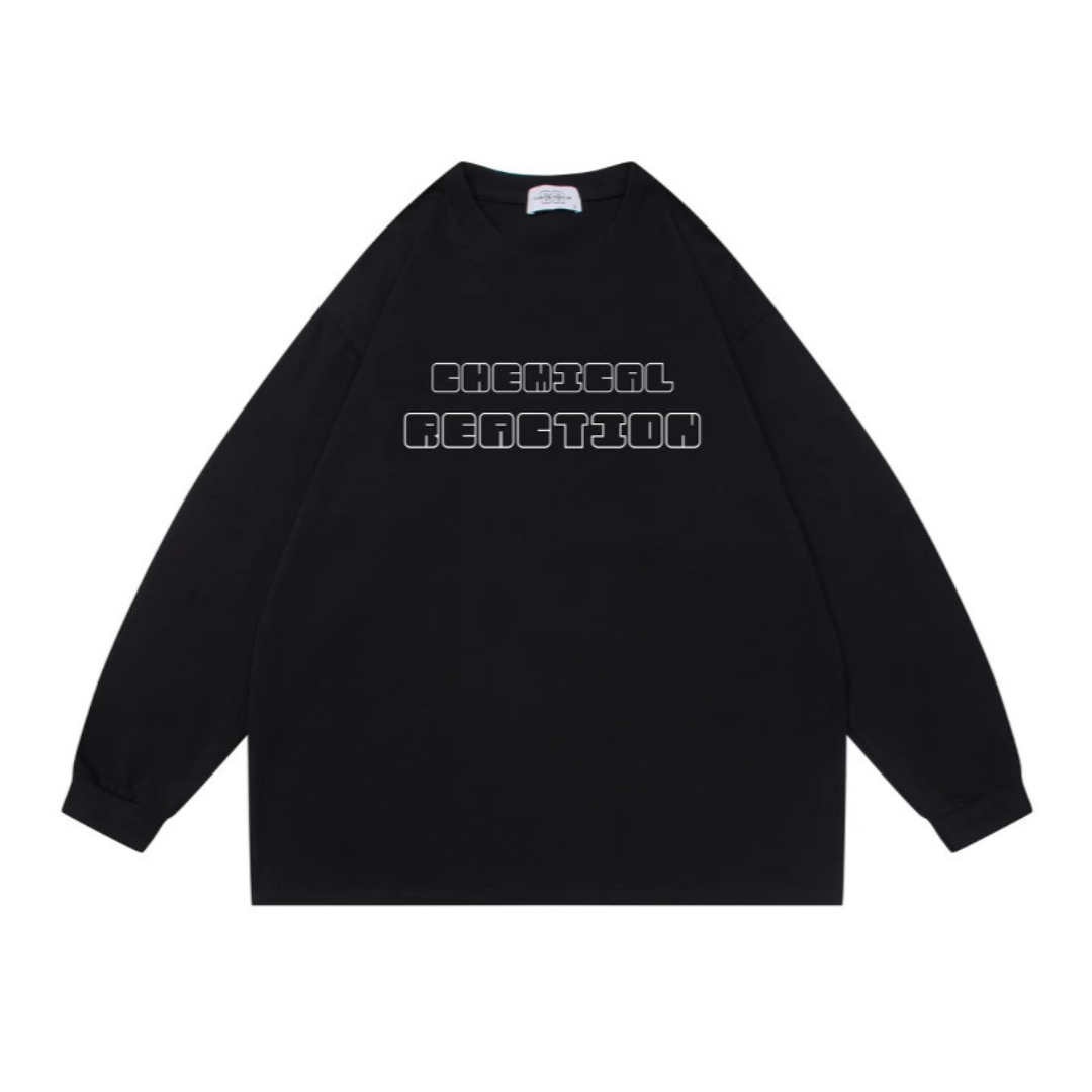 CHEMICAL REACTION ロゴプリント 長袖Tシャツ N105