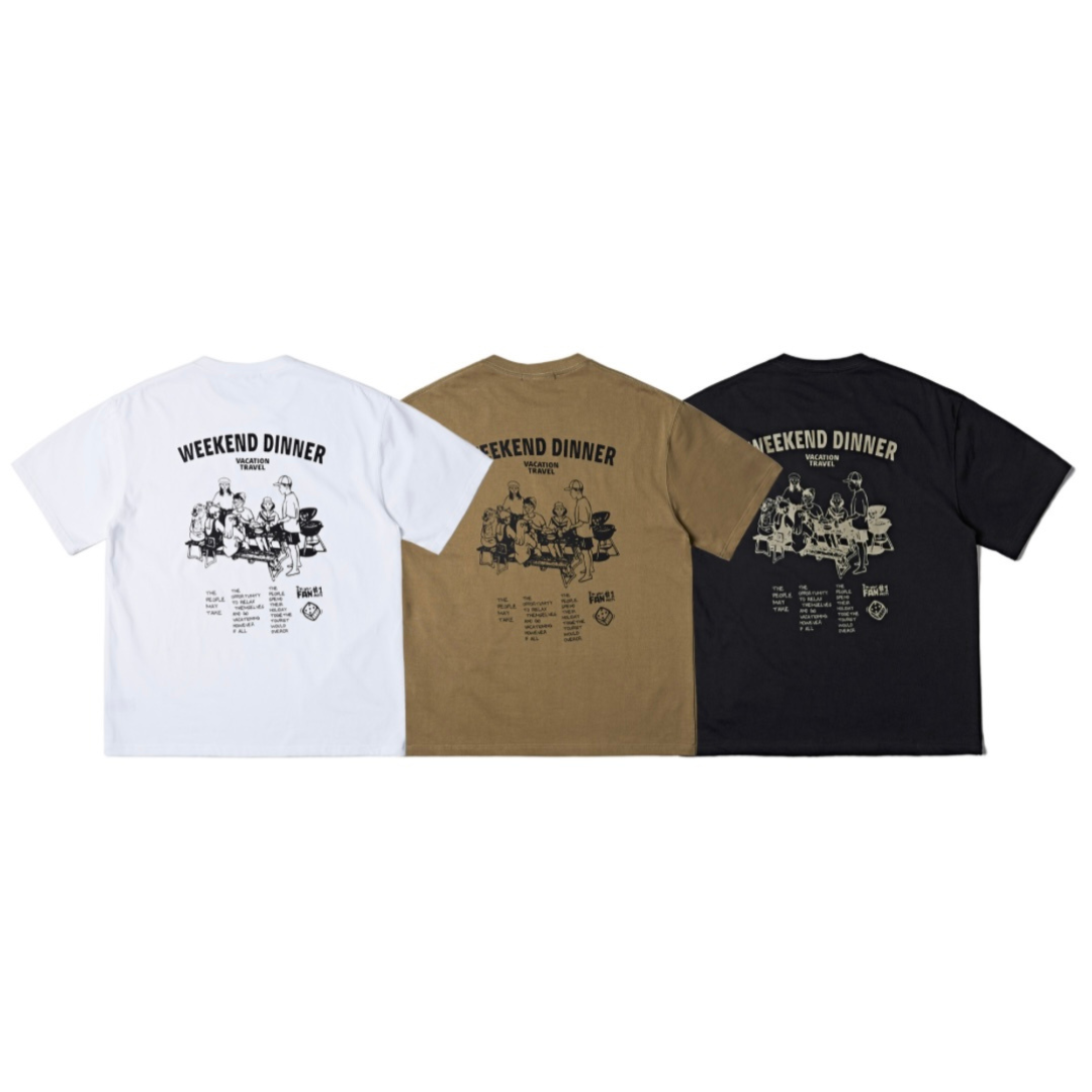 【WEEKEND DINNER】プリントTシャツ N280