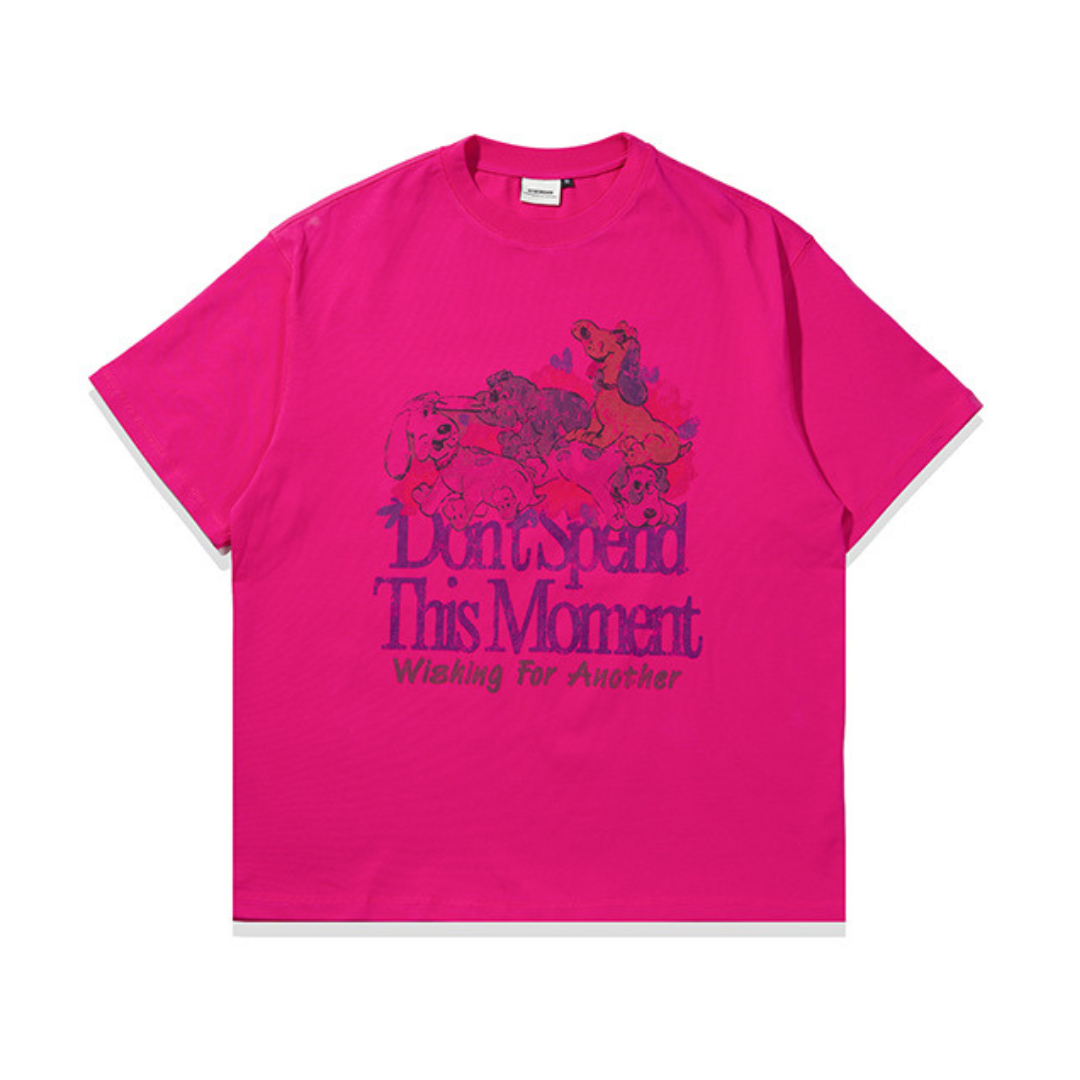 フェードプリントDog Tシャツ N217